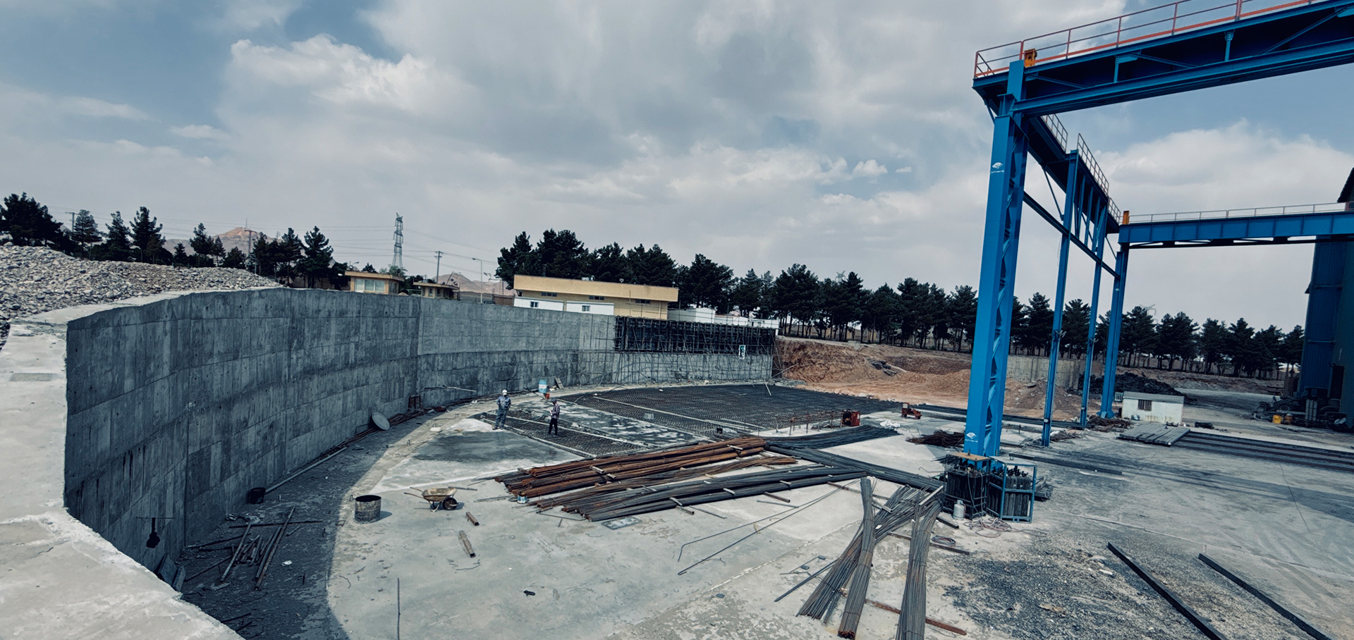 طراحی ، تامین و اجرای اکستنشن سالن ذوب (دپوی شمش) (EPC)